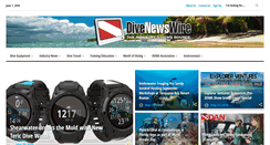 Desktop Screenshot of divenewswire.com